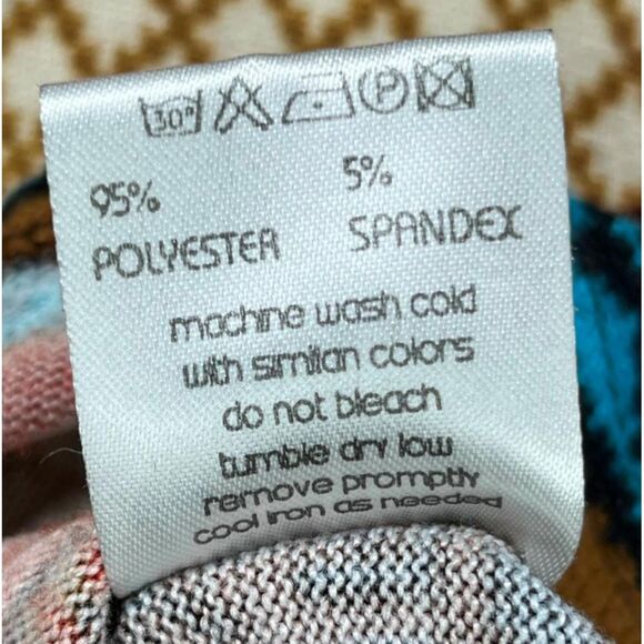 Luna Claire Women's Adorable Comfy Hi-Low Sweater Hoodie Multi-Patterned Size M - Picture 7 of 9